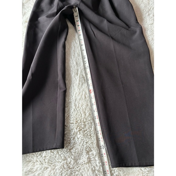 NWOT Express Super High Waisted Belted Pleated Ankle Pant Black - Medium NO Belt - Picture 8 of 13